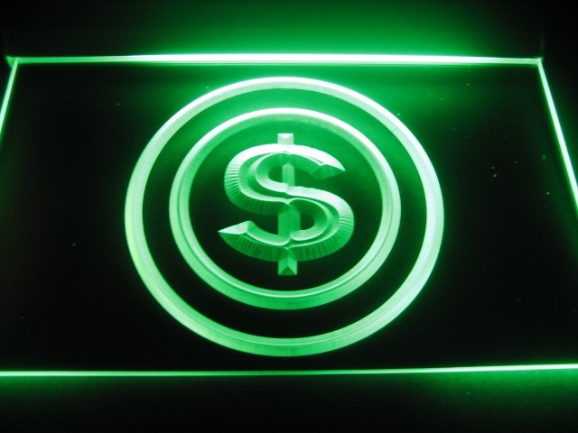 ATM Money LED Light Sign